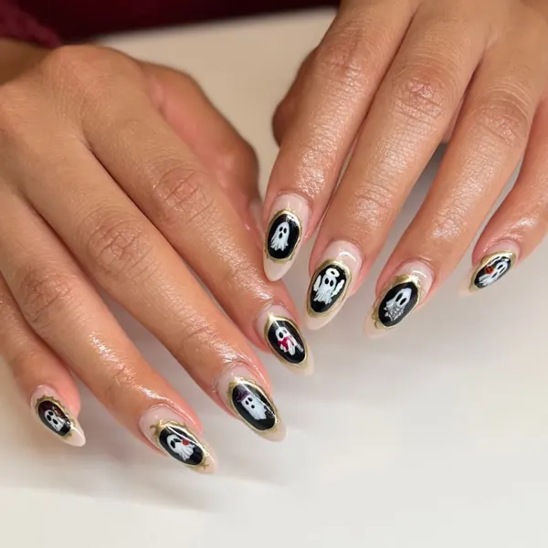 Nail art by Abstrait Nail Co.