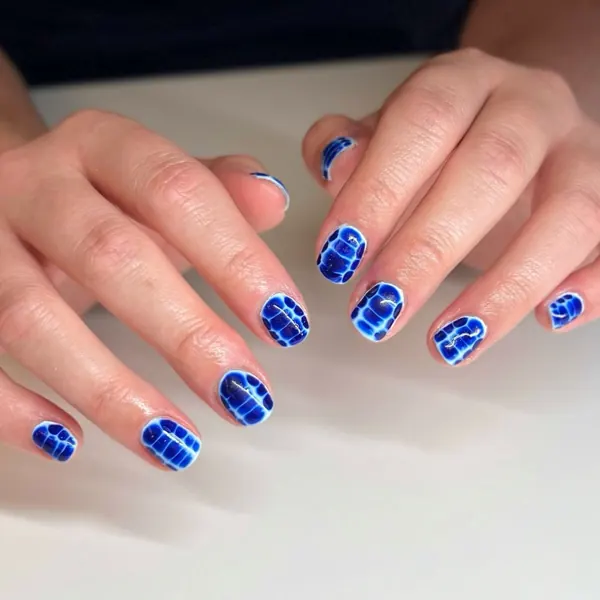 Nail art by Abstrait Nail Co.