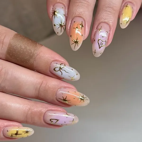 Nail art by Abstrait Nail Co.