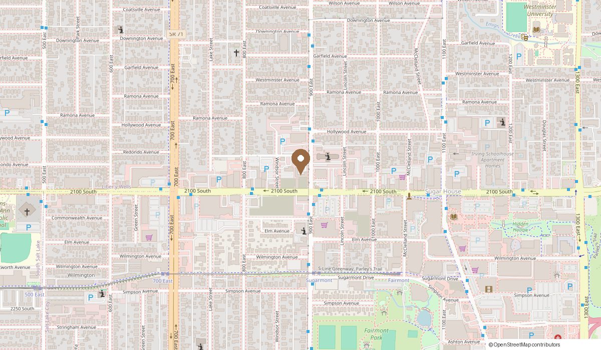 Map: 2030 S 900 E, Salt Lake City, UT 84105